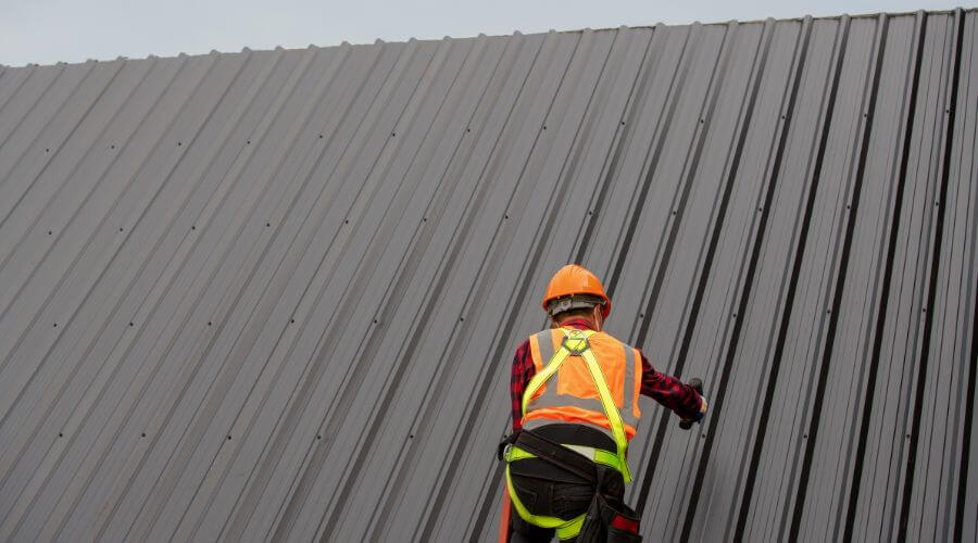Professional metal roof installation services in Sheyenne, ND
